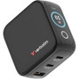 Verbatim Mini GaN Charger 65W con Pantalla (2xUSB-C, 1xUSB-A)